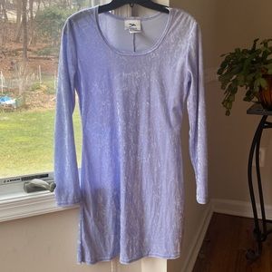 Retro Crushed Velvet Dress